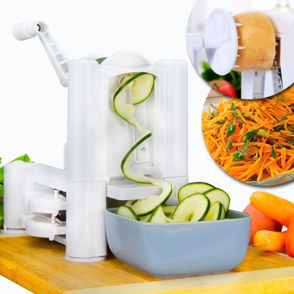Coupe-légumes en spirale pour éplucher légumes et décorer assiette, Accessoires de découpe