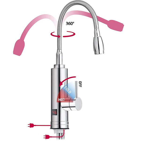 Grifo calentador de online agua instantaneo