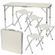 TABLE DE CAMPING PLIANTE AVEC 4 SIÈGES