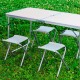 TABLE DE CAMPING PLIANTE AVEC 4 SIÈGES