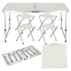 TABLE DE CAMPING PLIANTE AVEC 4 SIÈGES