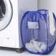 PANIER À LINGE PLIABLE + SAC EN FILET POUR LAVE-LINGE AVEC FERMETURE ÉCLAIR