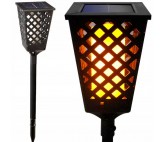 TORCHE SOLAIRE DE JARDIN IMPERMÉABLE DE 107 CM DE LONGUEUR