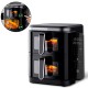 FRITEUSE À AIR DOUBLE 11 L AVEC PANNEAU LATÉRAL ET 2800W