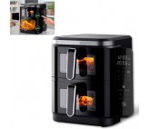FRITEUSE À AIR DOUBLE 11 L AVEC PANNEAU LATÉRAL 2800W